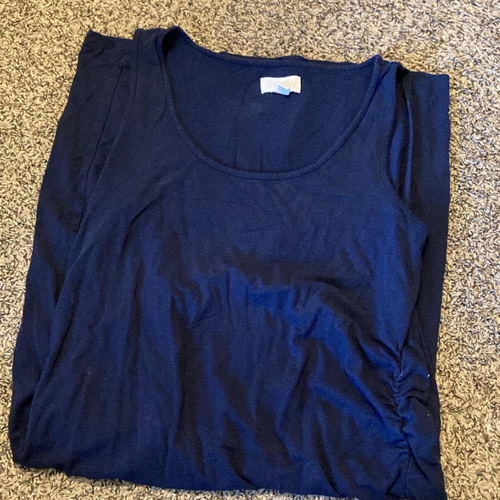 A:Glow Blue Maternity Dress Small